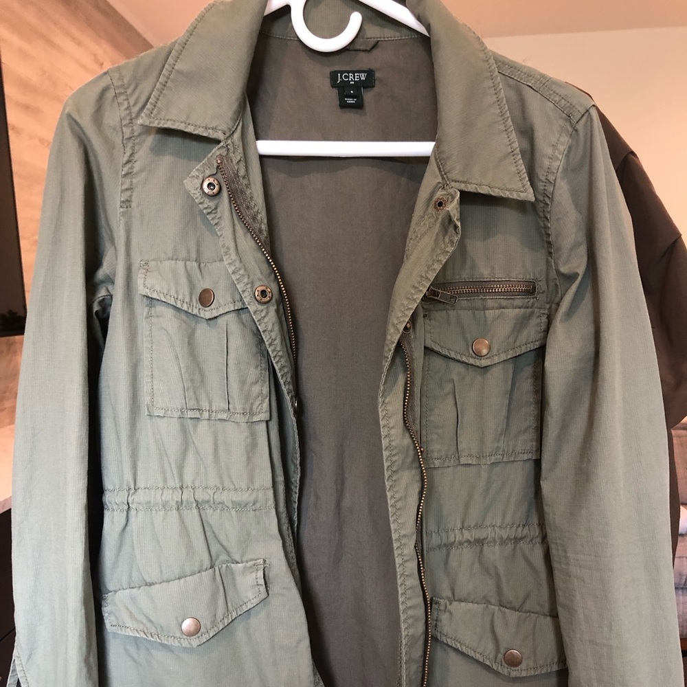 Army Green J Crew Jacket